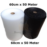 Bubble Wrap 60cm x 50M bubble wrap roll bubble wrap bening bubble wrap hitam plastik bubble babel wr