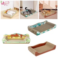 [Abbraccia] Cat Scratcher Cardboard Cat Scratch Bed Cat Furniture Corrugated Durable Prevents Furnit