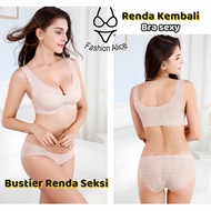 Sexy Lace Bustier BRA seamless BRA without wire Sexy BRA seamless BRA Stylish Sexy Korean Import Lac