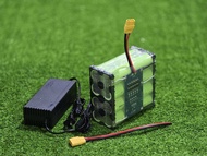 แบตลิเธียม 4s (2P) 12.8v - 14.6v 30,000mah. แบต+ชุด​ชาร์จตัวใหญ่​ LiFePO4 32140 แบตเตอรี่​​ 4s 30ah