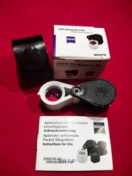 กล้องส่องพระZeiss​ winkel​ D80 Triplet Lens Made In bararus สีดำขาว