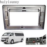 Huiyisunny For TOYOTA Hiace 2012-2018 10.1 inch Radio Car Android MP5 Player Casing Frame 2din Head Unit Fascia Stereo Dash Cover