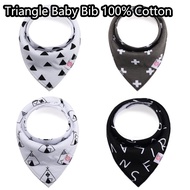 Triangle Baby Bib Cotton Bib 100% Cotton Soft Material