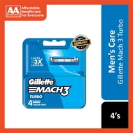 Gillette Mach 3 Turbo Cartridge 4's