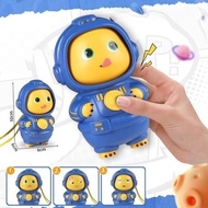 GANTUNGAN Yellow Dino Toy Nailong Face Swap Keychain