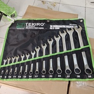 Tekiro Kunci Ring Pas Set 14 Pcs 832 mm Kunci ring pas tekiro 1 set