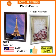 Photo Frame Fiber Wood 5R ,6R,8R10R,11R,A4 Photo Frame | Picture Frame | Premium Quality | Blushing 