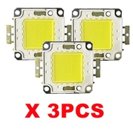 3pcs 10W 20W 30W 50W 100W LED Beads Light DC12V-36V Matrix COB Integrated LED Lamp Chip SMD For DIY