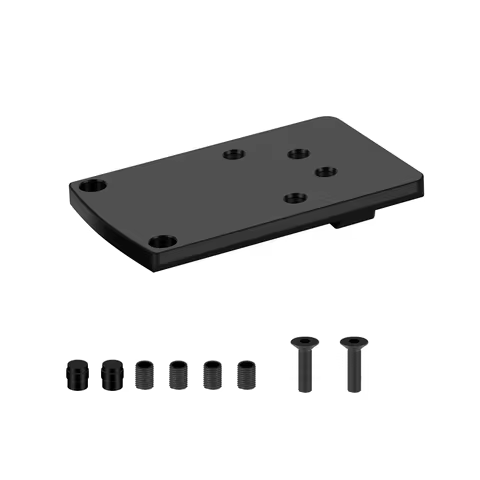 Glock Gen3-Gen5 Full-Size Optic Adapter - HS 407C/507C/507T Compatible, No Drill Mounting for 17/22/