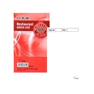 Restaurant Order Chit Book/ Restaurant Book3.5"*6" NCR - 2plyx80set
