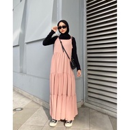 Airyn Overall | Dress Overall Muslim Wanita Terbaru |  Paling Murah | Dress Kondangan | Gamis Muslim