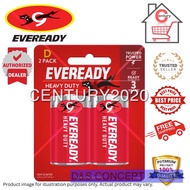 EVEREADY D Size Battery Heavy Duty D Size Battery 1.5V 2pcs/card