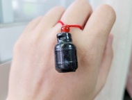 【親翠】天然翡翠 黑烏雞瓦斯桶項鍊 特殊個性題材 潮黑