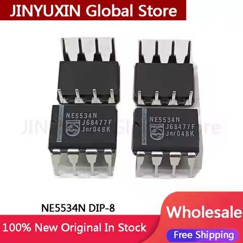 10-50Pcs NE5534N NE5534 DIP-8 IC Chip In Stock Wholesale