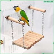 [Hevalxa] Bird Parrot Ladder Perch Cage Accessories Bird Cage Toy for Medium Bird