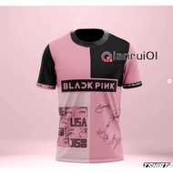 2023 New KPOP BLACKPINK 2023 BORN PINK Kim Jisoo LISA Ros É Jennie Polo Shirt T Shirt Short Sleeve Casual Top Men's/Women's Couple Shirts Clothes