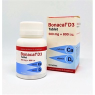 Bonacal® D3 ▪ Calcium + Vitamin D3 Tablet ▪ 500 mg + 800 IU