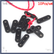 [Veli Shy] 10 Camping Canopy Tarp Guy line Bent Runners Tent Clips Lock Rope Tensioners