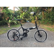 Mongoose Folding Bike 20 /451- 27 Speed - Aluminum - Hydraulic Brake ( 6 DAYS SPECIAL PRICE)