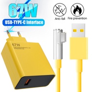 67W 5V 2A Fire-resistant Phone Fast Charging Cable Portable EU Standard USB-Type-C Interface Charger