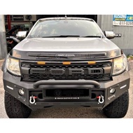 Ford Ranger T6 2012-2015 Front Grill With 3 LED ranger t6 grill 4x4 Car Accessories