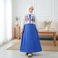 CARLINA Gamis Anak Perempuan Rompi Blazer Babie Dress Panjang