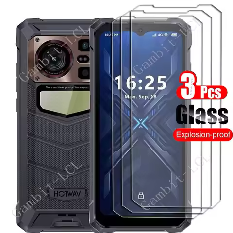 3PCS 9H HD Tempered Glass For HOTWAV W11 6.6" Protective Film ON HOTWAVW11W 11 Screen Protector Cove