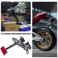 Ultrasupplier รถจักรยานยนต์อุปกรณ์เสริมสำหรับ Honda CBR1000RR ป้ายทะเบียนรถยึดที่ติดท้ายตัวกำจัดบังโ