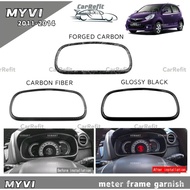 CarRefit Perodua Myvi lagi best 2011-2014 carbon fiber meter cover frame accessories