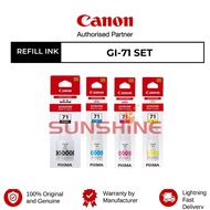 Canon GI-71 Genuine Ink Bottle - Black/Cyan/Magenta/Yellow for G1020/G2020/G3020/G3060/G2730/G3730/G
