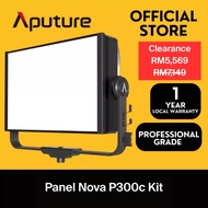 [CLEARANCE] Aputure Nova P300c Kit 300W RGBWW LED Soft Light Panel [FREE SOFTBOX & BARNDOOR WORTH RM