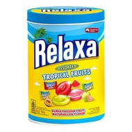 RELAXA ASSORTED TROPICAL FRUITS CANDY 150gr CAN