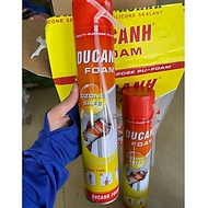 Keo Bọt Nở (Kèm Vòi), Chai Xịt Trang Trí Gương Mây Decor, Keo Dán Tường Trám Vết Nứt Khe Hở Bể 750m