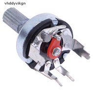 Set of 5 Potentiometers RV17 B1K 2K 5K 10K 20K 50K 15mm 5Pin With Handy