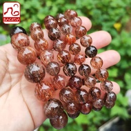 Baceda Natural Black Gold Super Seven Enhance Energy Balance Body Mind Money Money Transfer Bracelet