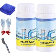 Drain Cleaner，Under-sink Drain，Under-sink Drain，Powerful Pipe Cleaner（2Pieces）