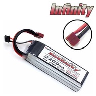 AHTECH Infinity 3S 11.1V 2200mAh 45C Graphene Lipo Battery with Dean Plug  AI2200/45-3SD