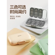 Ecoco Pill Box Seven Days Per Week Portable Pill Packing Box Pill Dispenser Portable Small Pill Box 