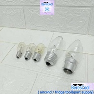 2pcs  refrigerator small bulb e12 e14 e17 e27 b22 yellow light screw base rotate bulb Incandescent N