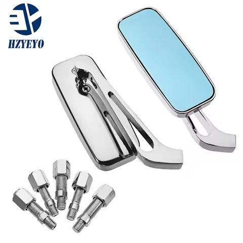 1 Pair Motorcycle Mirror Moto Bike Rearview Mirror Rear-View Mirrors Alloy Motorcycle Rear View Mirr