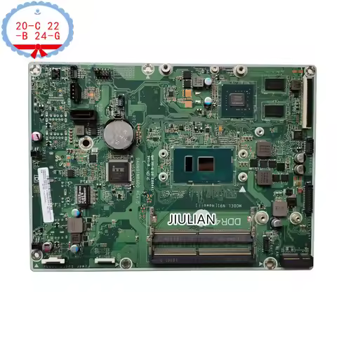 Original For HP 20-C 22-B 24-G I5-6200U AIO Motherboard DA0N91MB6D0 848949-006 848949-606 Working OK
