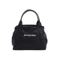 不議價 【9.0新 二手】  Balenciaga  Navy Cabas 手提包