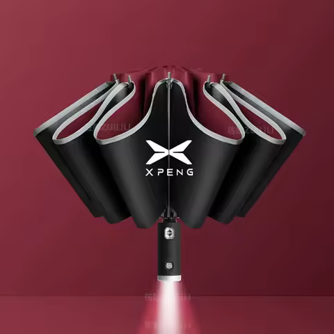 Car Automatic Folding Windproof Sunshade Umbrella For XPENG Xiao Peng P5 P7 G3 G9 N5 F30 H93 BETA Au