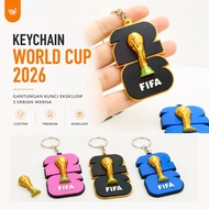GANTUNGAN Exclusive 2026 World Cup Keychain | Custom FootballKeychain in 3 Color Variants