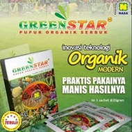 GREENSTAR PUPUK ORGANIC MODERN BERBENTUK SERBUK ORIGINAL 200%HERBAL