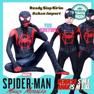 Spiderman Superhero Costume Miles Morales Import Children Adult Character