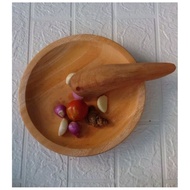 KAYU Cobek Wood / Ulekan Wood Set / Ulekan / Cobek / Wood