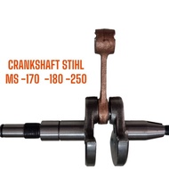 [ Promo] Crankshaft Stihl Ms 170 , 180 , 250 Kruk As Chainsaw Stihl Ms