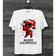 Deadpool Merry Xmas Kissmyass Christmas Ideal Gift Unisex T Shirt B757