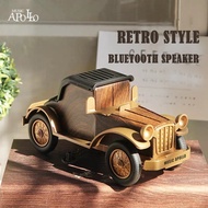 Retro Classic Wooden Car Bluetooth Wireless Radio Speaker-Portable Rechargeable-Vintage Home Decoration-Creative Gift
